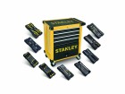 Stanley Werkstattwagen 4 Schubladen, bestückt mit 9 Modulen