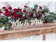 Partydeco Hochzeitsaccessoire Holzschrift Mr & Mrs 50 x 10