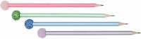 ROOST Bleistift Glitter Ball TSKY-P06 farbig assortiert, Kein