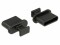 Bild 4 DeLock Blindstecker/Staubschutz USB-C 10 Stück Schwarz mit