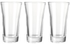 Montana Trinkglas Pure 290 ml, 3 Stück, Transparent, Glas