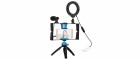 Puluz Videoleuchte Vlogging Set 4 in 1, Farbtemperatur Kelvin