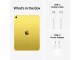 Bild 7 Apple iPad 10th Gen. Cellular 64 GB Gelb, Bildschirmdiagonale