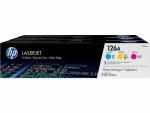 Hewlett-Packard HP Toner 126A - CMY 3er-Pack (CF341A),