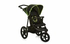 Hauck Sportwagen Runner, Black/Neon Yellow mit Lufträder