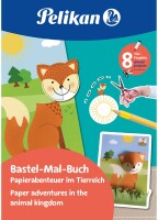 PELIKAN Verbastelbuch Tierreich 101547 A4 140g/m2, Kein