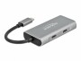 DeLock USB 3.1 Hub, Stromversorgung: USB, Anzahl Ports: 4