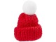 HobbyFun Mini-Utensilien Strick Mütze 2 Stück, Rot, Detailfarbe