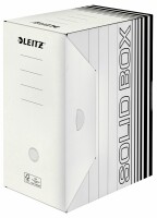 Leitz Archiv-Box Solid A4 6129-00-01 weiss, Kein