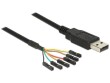 DeLock - Converter USB 2.0 > Serial-TTL 6 pin pin header connector individually 1.8 m (3.3 V)