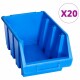 vidaXL , Farbe: Blau, Material: Kunststoff, Abmessungen: 170 x 240