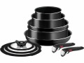 Tefal Pfannen-Set Ingenio Easy On 10-teilig, Schwarz, Material