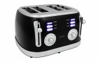 FURBER Toaster Brando Schwarz glanz, Detailfarbe: Schwarz glanz