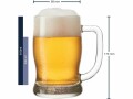 Leonardo Bierglas Taverna 500 ml, 1 Stück, Transparent, Material