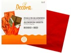 Decora Alufolie 20 cm x 0.2 m, Rot, Verpackungseinheit