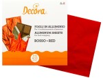 Decora Alufolie 20 cm x 0.2 m, Rot, Verpackungseinheit