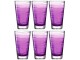 Leonardo Trinkglas Vario Struttura 280 ml, 6 Stück, Violett