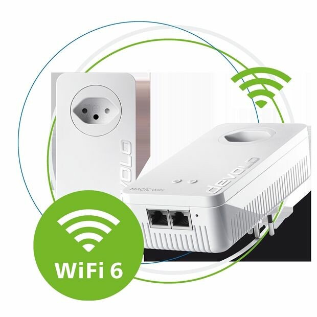 Grau Electricité SA - Shop : Télécom & électro > Télécom > Accessoires  matériel d'installation > devolo devolo Magic 2 WiFi 6 Starter Kit