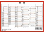 Simplex Wandkalender 2025, Papierformat: A5, Produkttyp