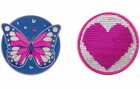 Schneiders Badges Butterfly + Heart, 2 Stück, Eigenschaften: Keine