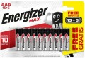 Energizer Batterie Max AAA 15+5 Stück, Batterietyp: AAA