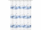 Kleine Wolke Duschvorhang Seaside 180 x 200 cm, Blau/Weiss, Breite