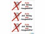 Herma Stickers Hinweis-Etiketten Keine Werbung, 39 x 118 mm, 1