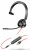 Bild 2 Poly Headset Blackwire 3315 MS USB-A, Klinke, Schwarz