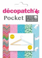 DECOPATCH Papier Pocket Nr. 30 DP030C 5 Blatt
