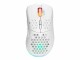 Image 2 DELTACO Lightweight Gaming Mouse,RGB GAM120W Wireless, White, WM80