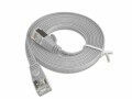 SLIM Slimpatchkabel RJ-45 - RJ-45, Cat 6, STP, 0.1