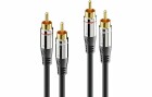 sonero Audio-Kabel Cinch - Cinch 0.5 m, Kabeltyp: Anschlusskabel