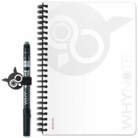 WHYNOTE Carnet A5 WNBOK002 kit de démarrage, blanc, Pas