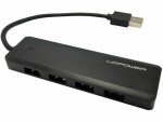 LC POWER LC-Power USB-Hub LC-HUB-U3-4-V2, Stromversorgung: Per