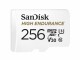 SanDisk microSDXC-Karte High Endurance UHS-I 256 GB