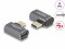 Bild 0 DeLock USB-Adapter gewinkelt USB-C Stecker - USB-C Buchse, USB