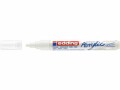 edding Acrylmarker 5100 Medium, Weiss, Strichstärke: Medium (M)