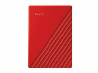 Western Digital Externe Festplatte My Passport 4 TB, Rot, Stromversorgung