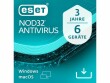 eset NOD32 Antivirus Vollversion, 6 User, 3 Jahre