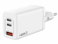 onit USB-Wandladegerät Trial QC4+ 65 W GaN Weiss, Ladeport