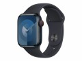 Apple Sport Band 41 mm Mitternacht S/M, Farbe: Schwarz