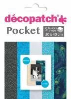 DECOPATCH Papier Pocket Nr. 8 DP008O 5 Blatt