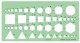LINEX     Kombinationsschablone - 100414320 geometrische Grundfiguren