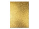 URSUS Glitzerkarton A4, 300 g/m², 10 Blatt, Gold, Detailfarbe