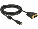 DeLock Kabel Mini-HDMI (HDMI-C) - DVI-D, 3 m, Kabeltyp
