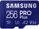 Samsung SDXC-Karte PRO PLUS 256 GB, Speicherkartentyp: microSDXC