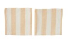 OYOY Servietten Striped Vanilla, 100% Organic Cotton, 45x45cm