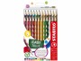 STABILO Farbstifte EASYcolors 24er Etui, Verpackungseinheit: 24