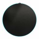 DELTACO   RGB Floorpad, round,Black - GAM-138   110x110 cm