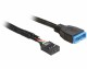 DeLock USB3.0 Adapterkabel intern, 45cm